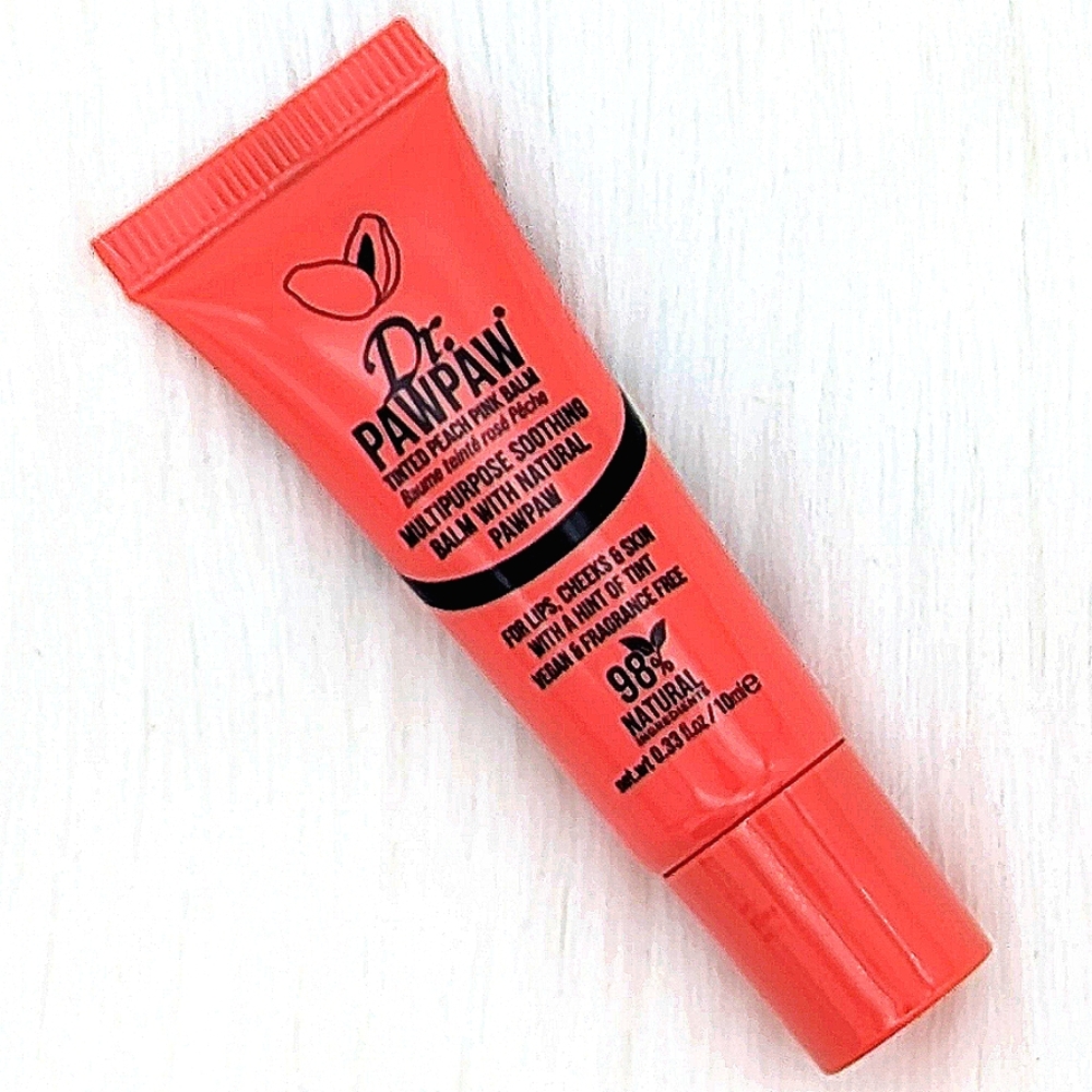 🔴 DR. PAWPAW Tinted Peach Pink Lip Balm